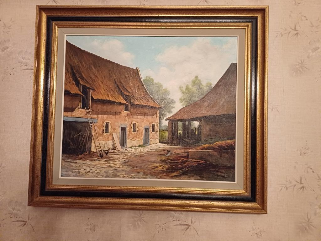 SCHILDERIJ NEERHOF DILBEEK 1974, Ophalen