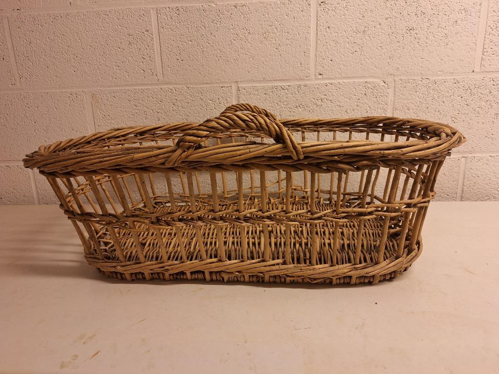 panier à linge en osier, Enlèvement, Utilisé, Osier, Panier