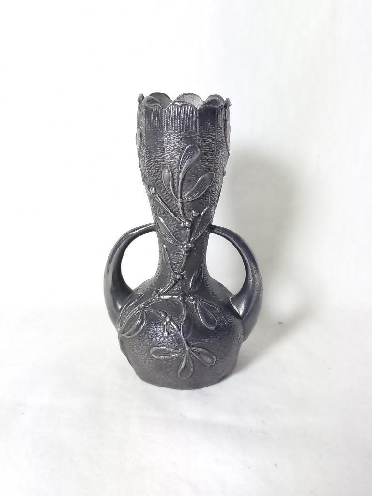 Vase Miniature Art Nouveau En Étain, Enlèvement ou Envoi