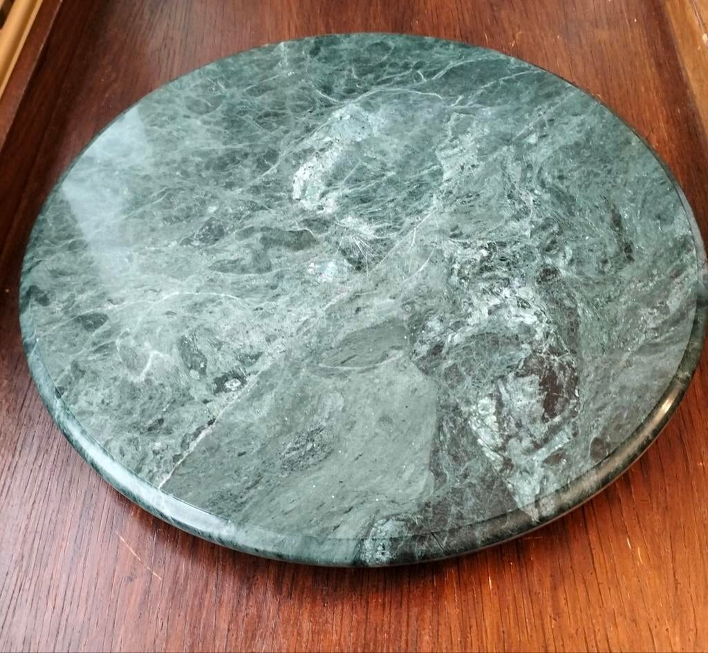 Plateau tournant en marbre diamètre 30cm, Ophalen, Zo goed als nieuw