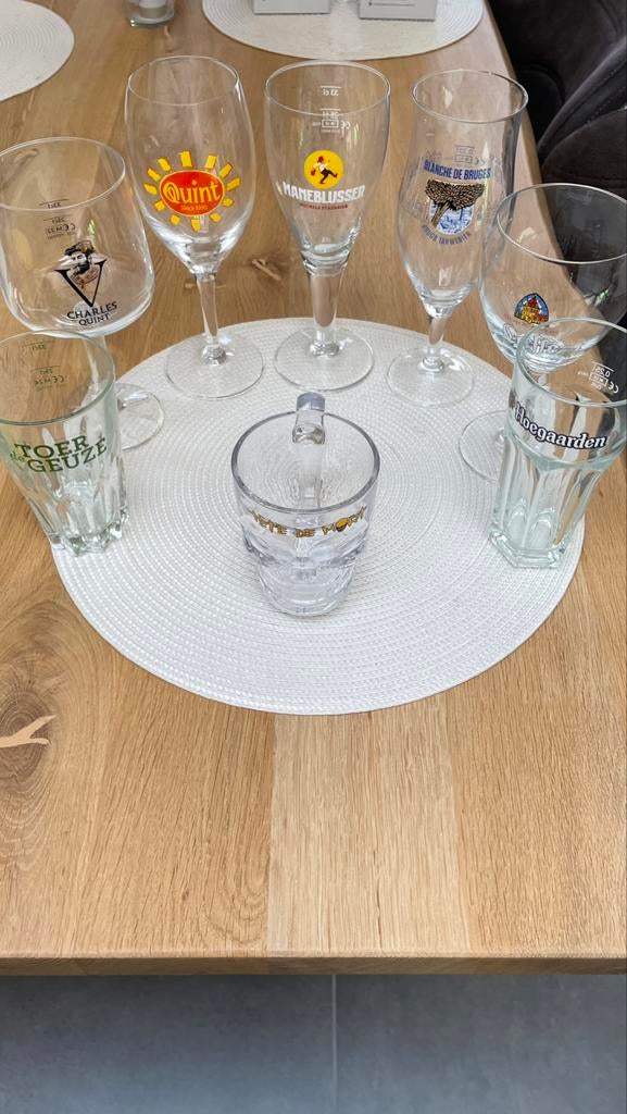 Verschillende bierglazen €2/stuk, Verzamelen, Ophalen, Zo goed als nieuw