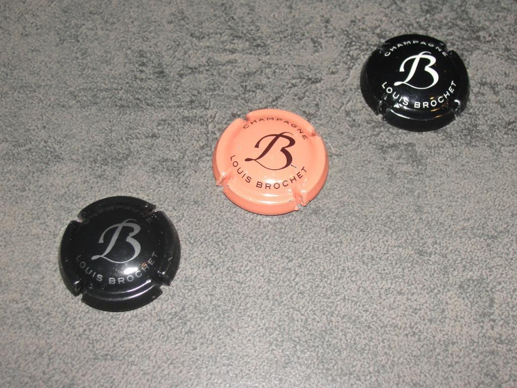 Champagnecapsules " Louis Brochet" (3 stuks), Ophalen of Verzenden, Nieuw