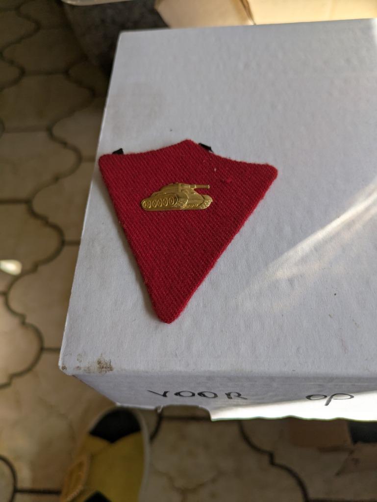 Tsjechië leger kenteken, Verzamelen, Ophalen of Verzenden, Landmacht, Embleem of Badge