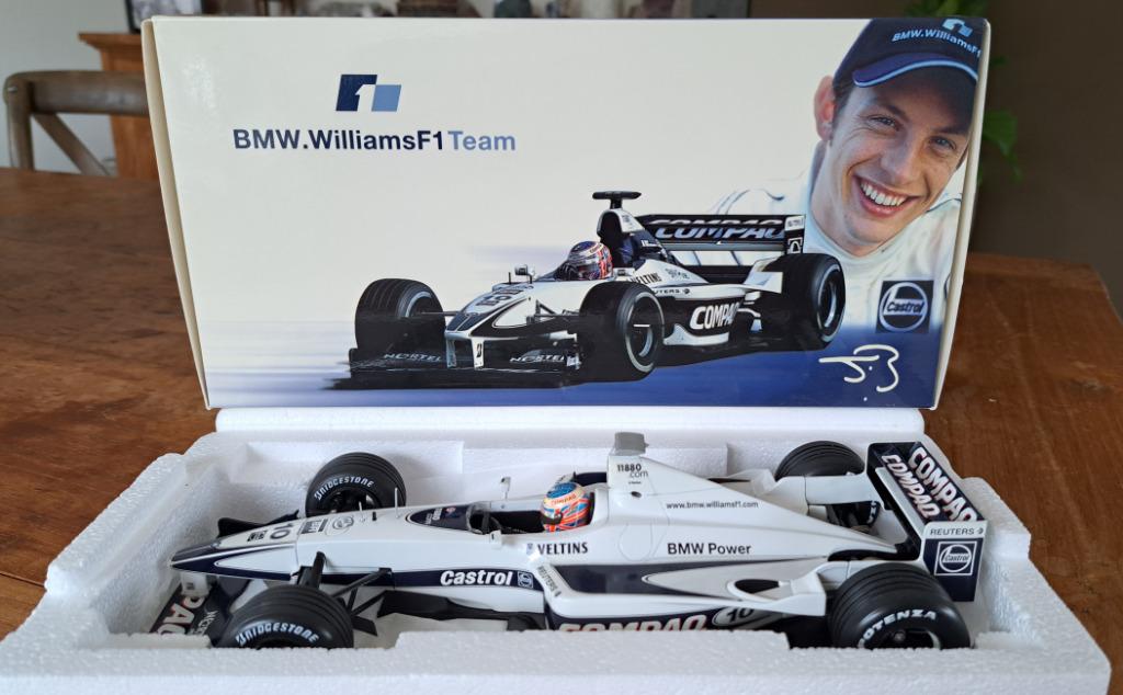 BMW Williams F1 FW22 Jenson Button Dealer Edition 1:18, Ophalen of Verzenden, Nieuw, Auto, MiniChamps