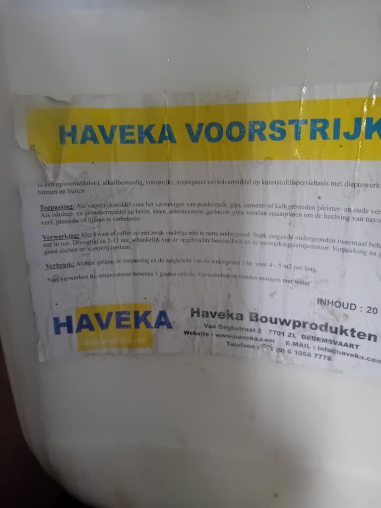 Haveka voorstrijk, Doe-het-zelf en Bouw, Ophalen