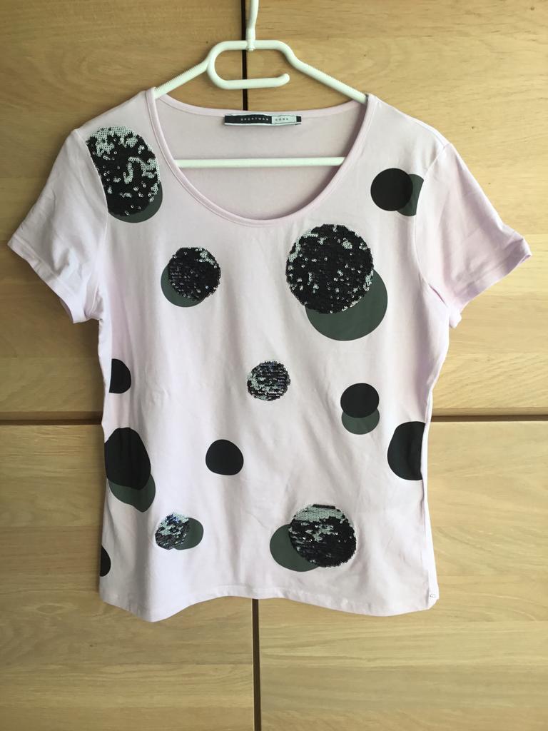 T-shirt SPORTMAX CODE, Kleding | Dames, Maat 38/40 (M), Paars, Ophalen of Verzenden, Zo goed als nieuw