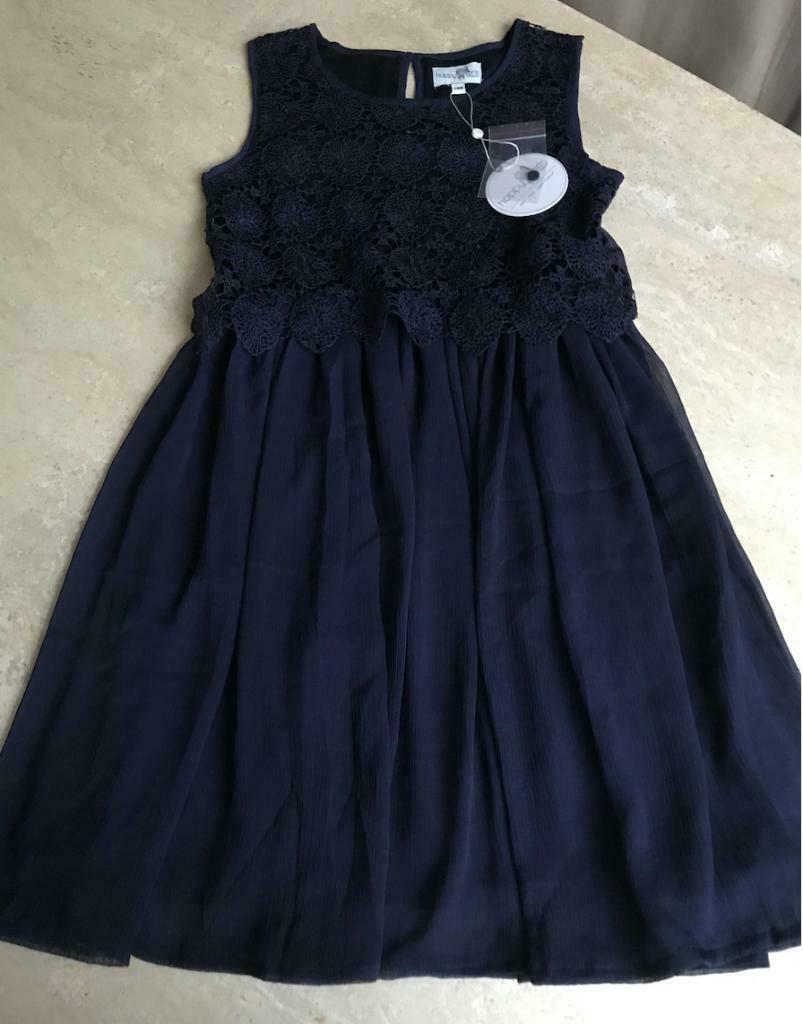 Robe de soirée "Happy Girls" bleu marine - Taille : 146, Neuf, Robe ou Jupe, Enlèvement ou Envoi, Happy Girls