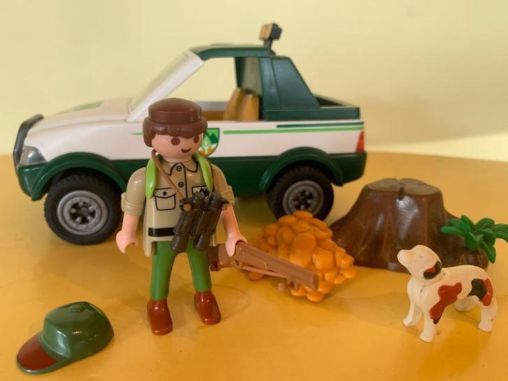 Playmobil Terreinwagen Boswachter 6812, Kinderen en Baby's, Speelgoed | Playmobil, Ophalen, Zo goed als nieuw