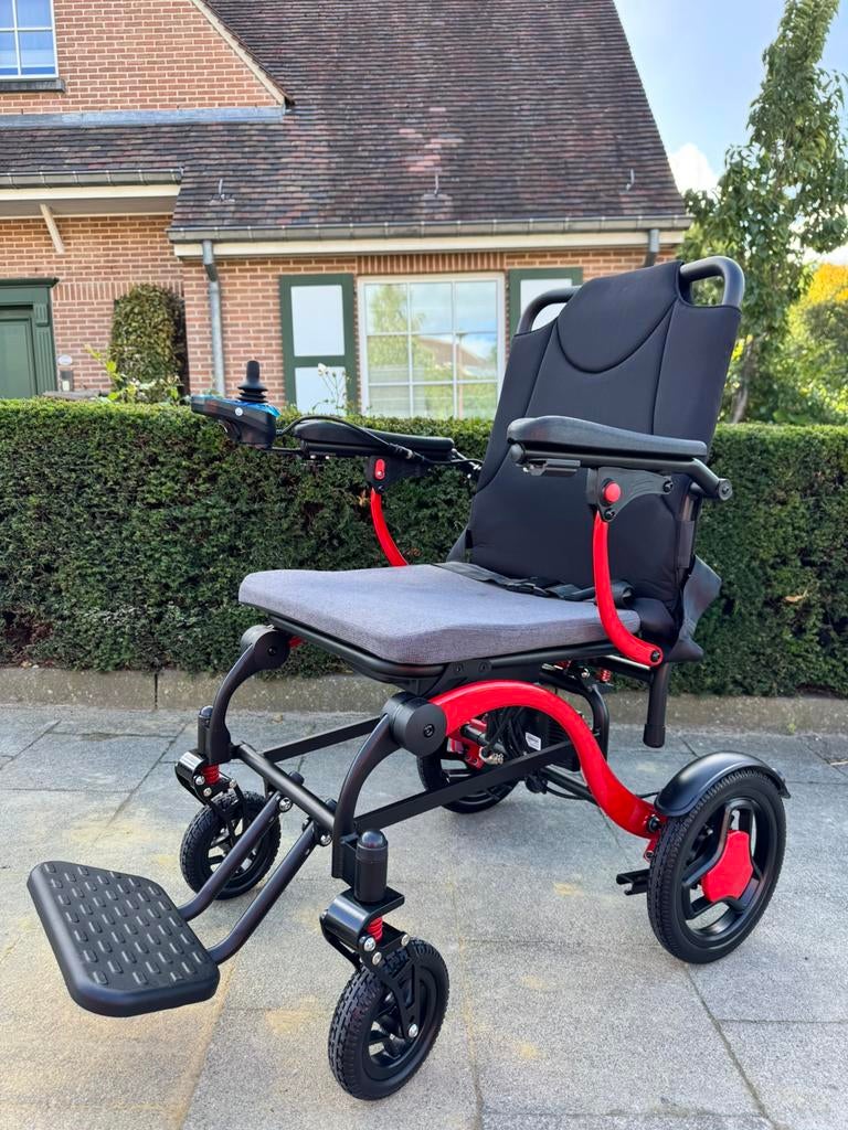Lichtgewicht Elektrische rolstoel LUXE invalide Rolwagen, Ophalen of Verzenden, Inklapbaar, Zo goed als nieuw, Elektrische rolstoel