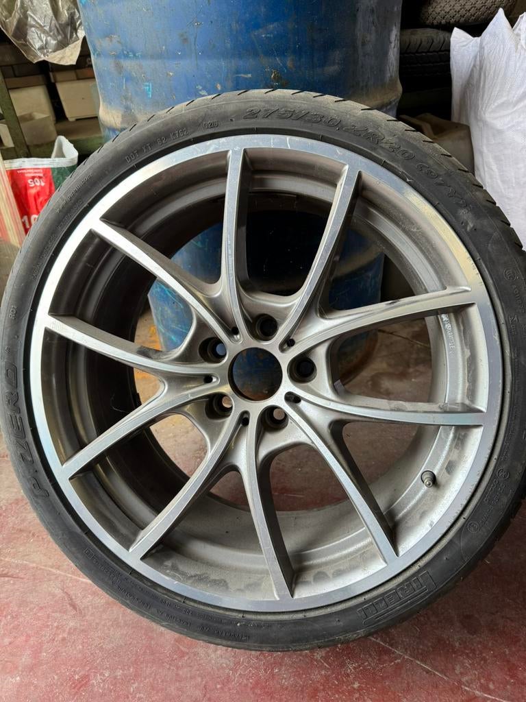 Set 20 inch BMW 5 6 serie  F10/11/12/13/14 velgen banden, Auto-onderdelen, Banden en Velgen, Ophalen, Band(en), Personenwagen