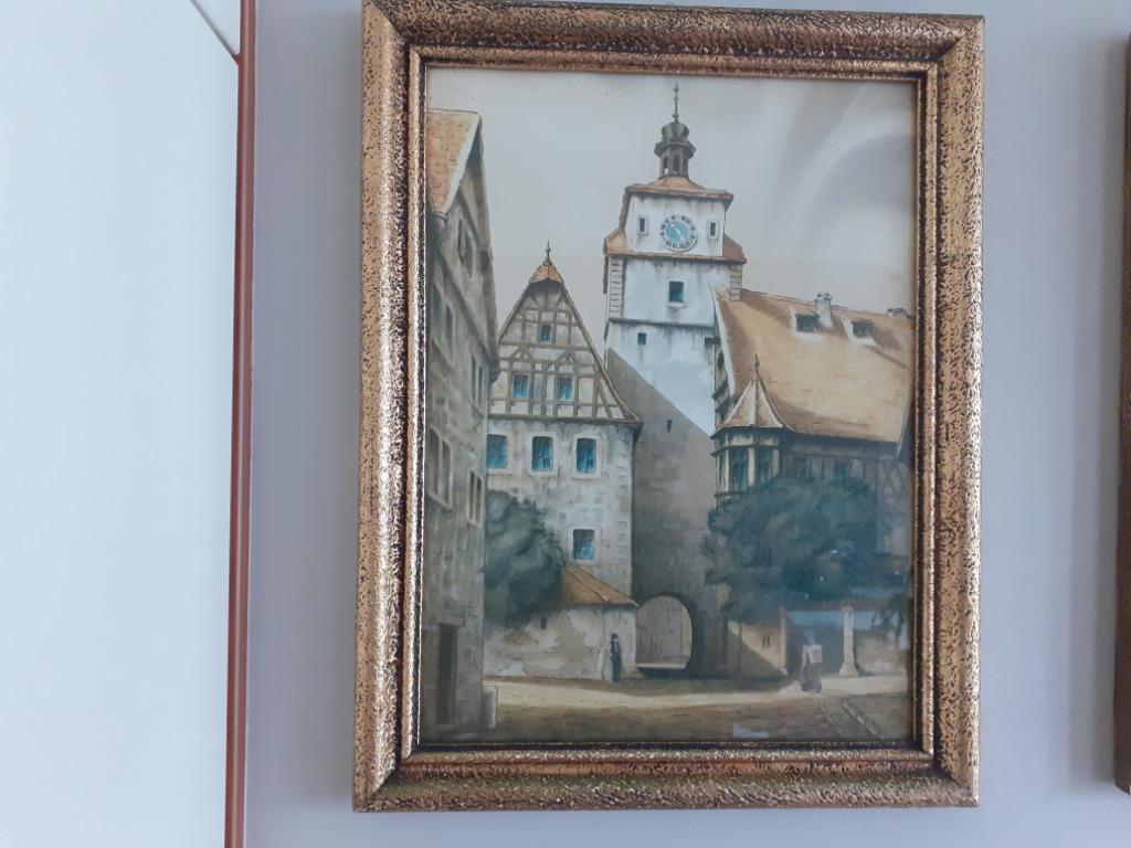 2 vintage kunstwerken van Glenn B. Churchill, Antiquités & Art, Enlèvement ou Envoi