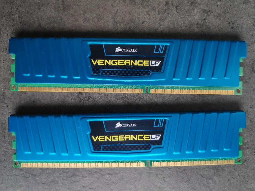 Corsair Vengeance LP 2x2GB DDR3 1600Mhz CML4GX3M2A1600C9B, Computers en Software, RAM geheugen, Gebruikt, DDR3, Ophalen of Verzenden