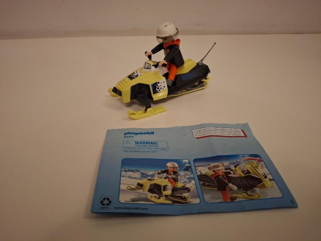 Playmobil Motoneige 9285, Enlèvement, Comme neuf, Ensemble complet