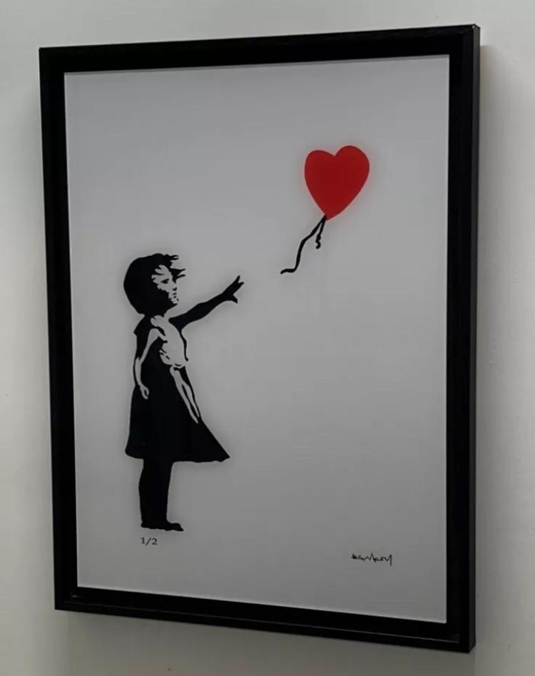 BANKSY: alleen in twee exemplaren met certificaat, Ophalen of Verzenden