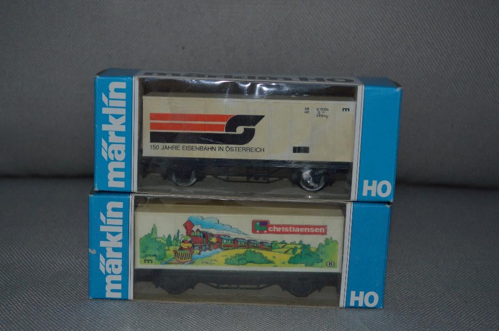 Märklin 4481 : container wagons special edition 1987&1993, Wisselstroom, Analoog, Wagon, Ophalen of Verzenden