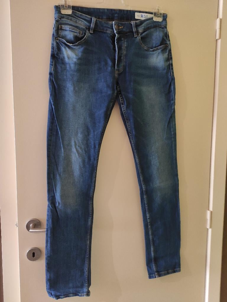 Broek jeans, Blue ridge, W 31 L 34 of maat S, Ophalen, Blauw, BLUE RIDGE, Gedragen