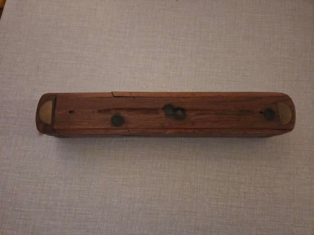 Antieke houten pennendoos, Antiek en Kunst, Ophalen of Verzenden