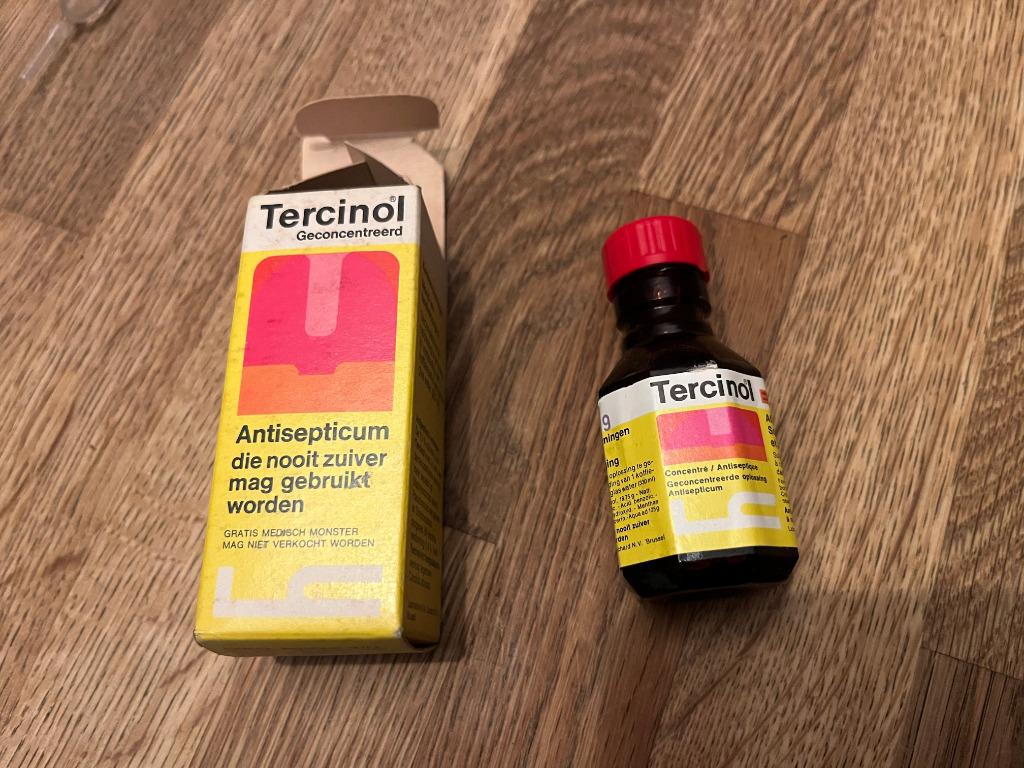 TERCINOL : FLACON ANCIEN, Enlèvement ou Envoi