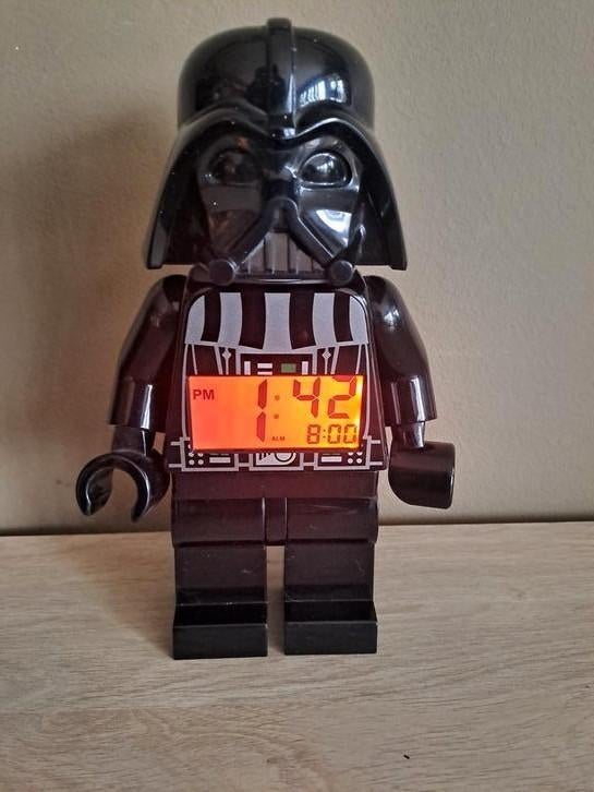 Lego Star Wars grote minifig klokradio Darth Vader, Ophalen, Zo goed als nieuw, Lego