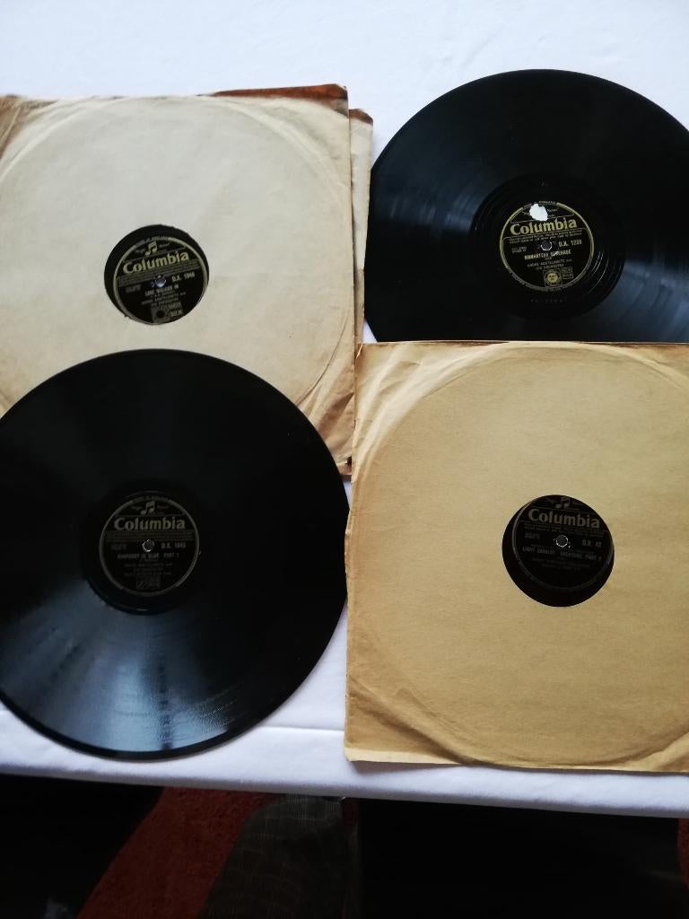 Muziek: oude 78 toeren grammofoonplaten, Cd's en Dvd's, Ophalen, Gebruikt, 12 inch, Orkest of Ballet