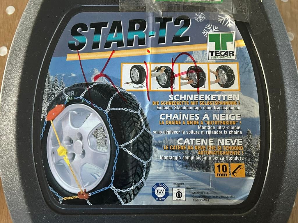 Chaînes à neiges, Autos : Divers, Chaînes, Utilisé, Enlèvement