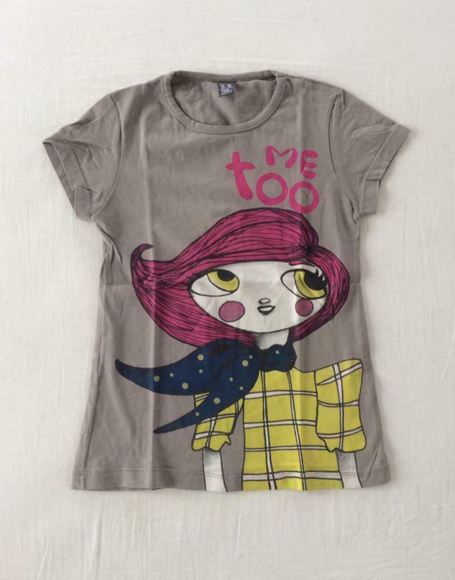 t-shirt fille Zara Kids 110 116 t-shirt, Zara Kids, Enlèvement ou Envoi, Chemise ou À manches longues, Utilisé