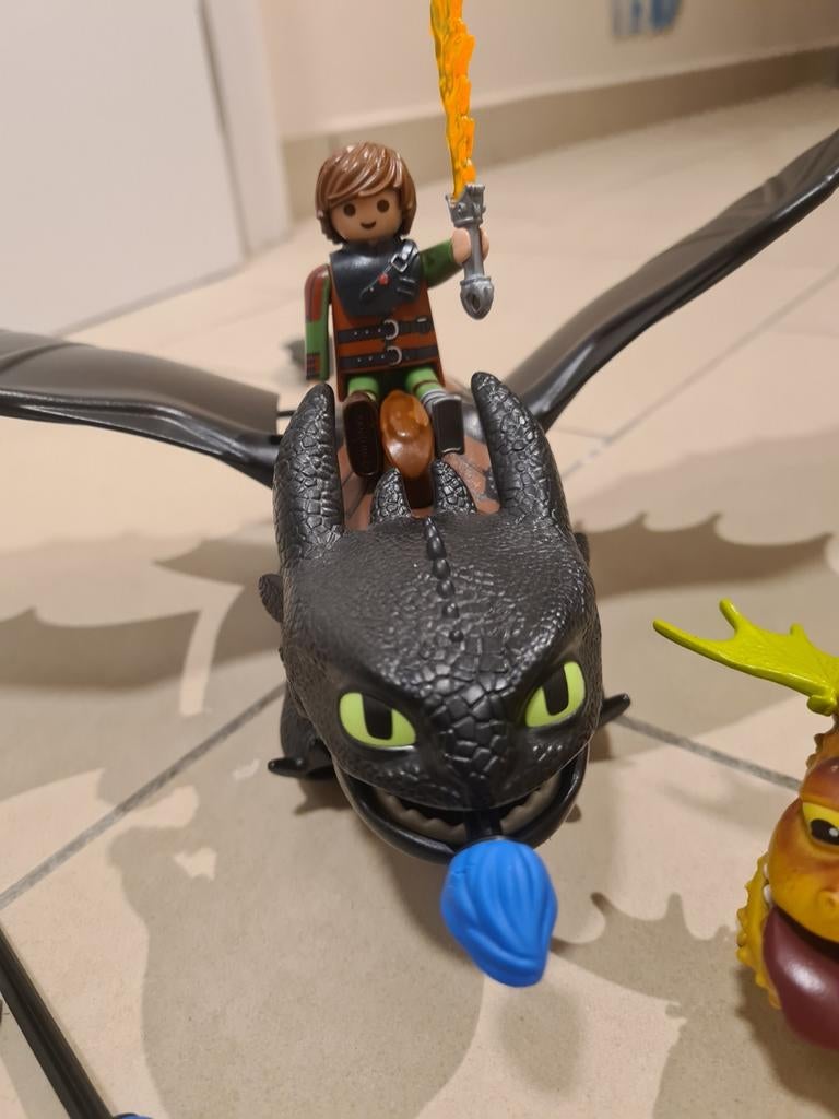 Harold et Krokmou - Playmobil, Enlèvement, Comme neuf