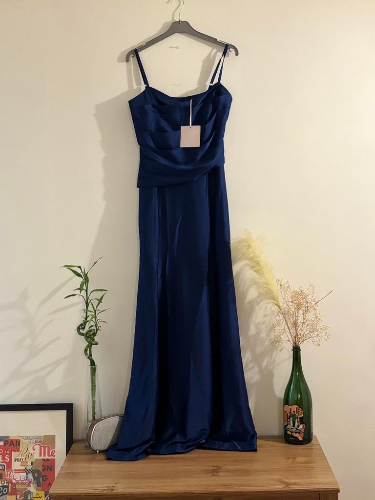 Rinascimento lange jurk, Blauw, Nieuw, Ophalen of Verzenden, Maat 36 (S)