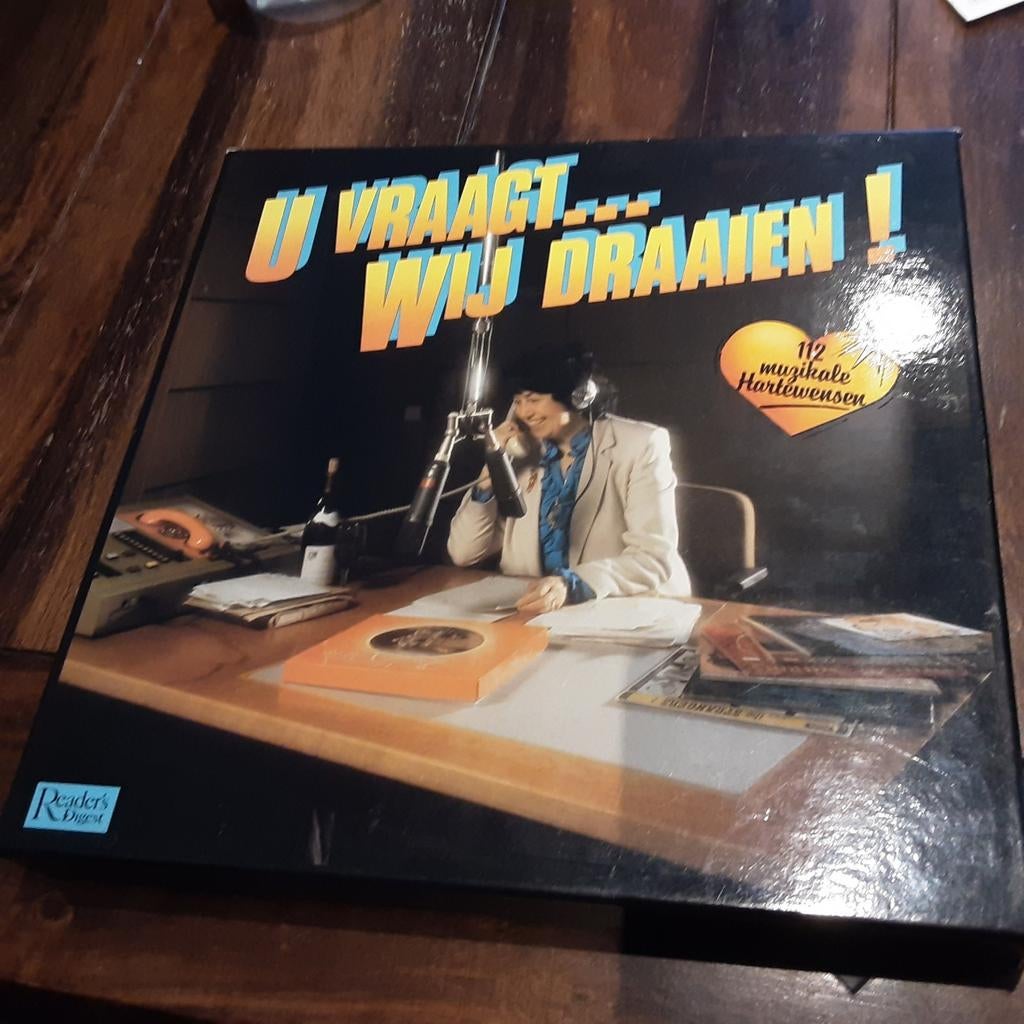 U Vraagt.... Wij Draaien, 112 Muzikale Hartewensen   8 LP's, Verzenden, Gebruikt, 12 inch