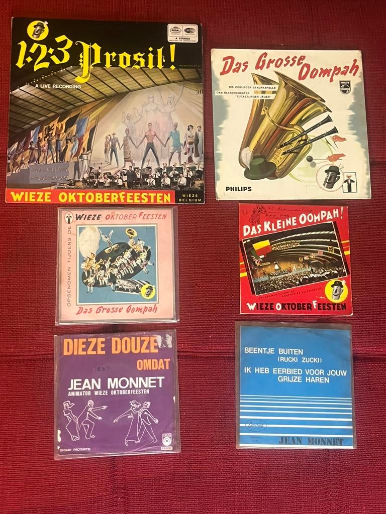Vinyl platen Wieze Oktoberfeesten (zie omschrijving), Boeken, Ophalen, Zo goed als nieuw