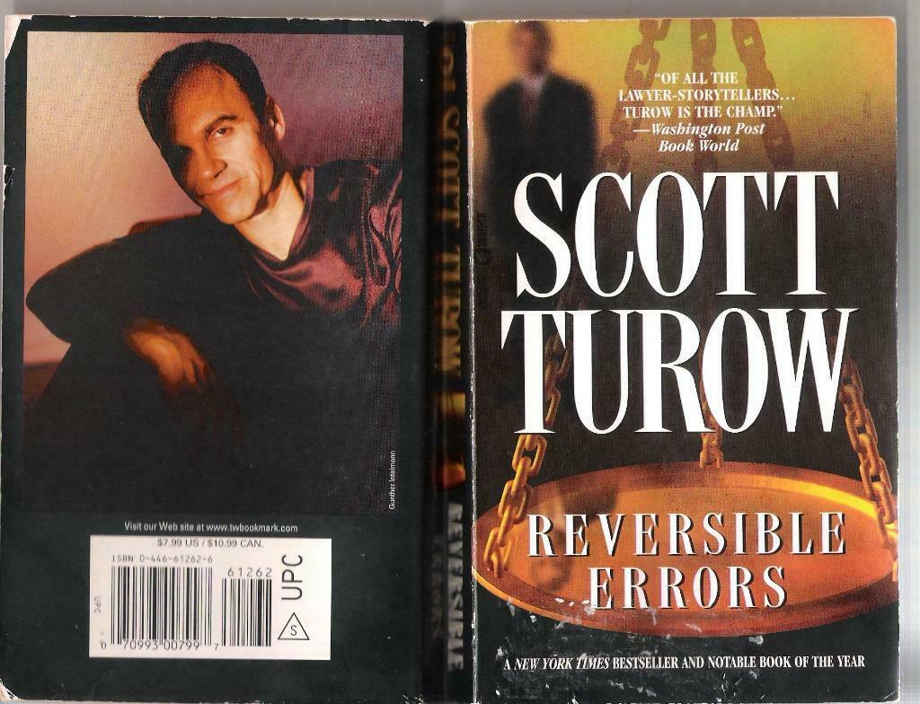 Reversible Errors by Scott Turow (verfilmd voor TV), Enlèvement ou Envoi, Comme neuf, Fiction