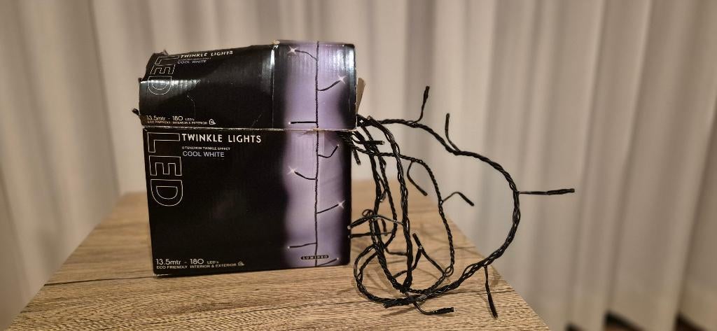 LED kerstverlichting – Cool White (13,5 m/180 LED’s), Ophalen, Zo goed als nieuw