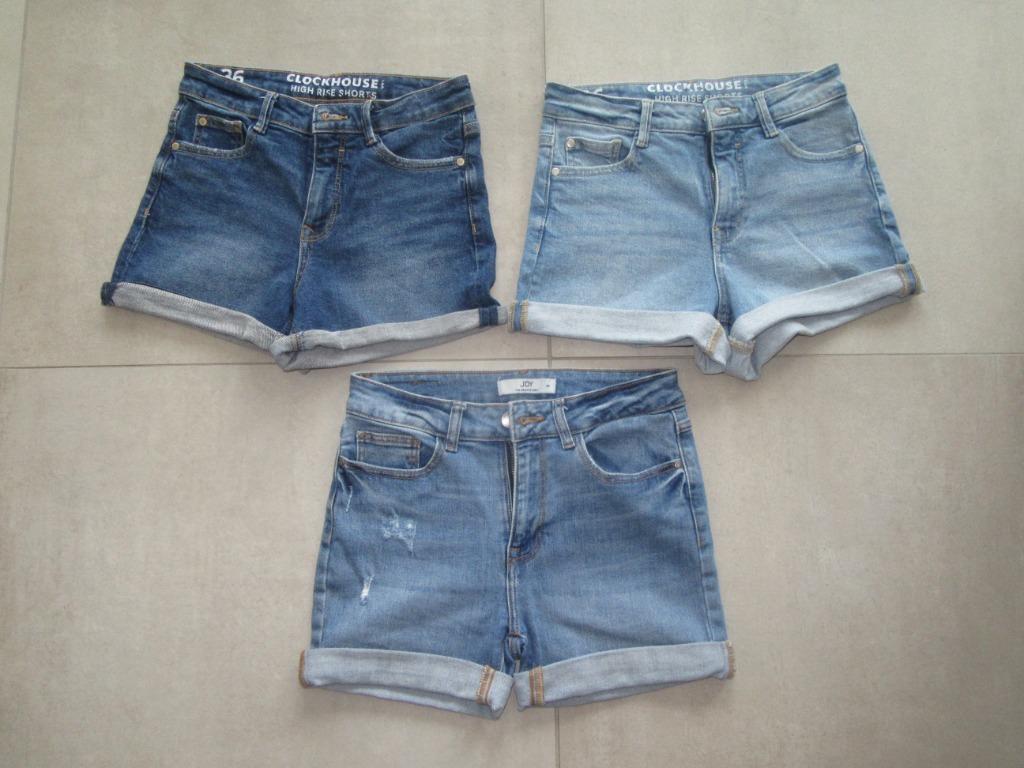 3 jeansshorts, perfecte staat, maat 36, Ophalen of Verzenden, Zo goed als nieuw, Maat 36 (S)