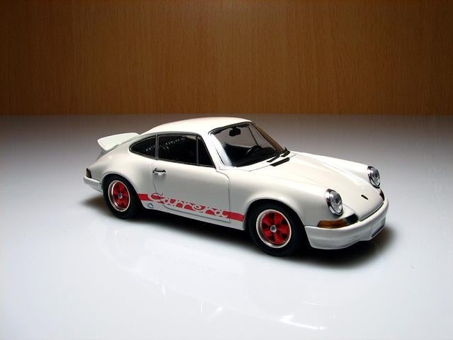 Porsche 911 RS 1973 - Ebbro 1:43, Enlèvement ou Envoi, Comme neuf, Voiture, Autres marques