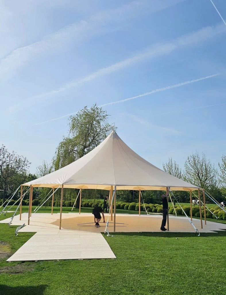SAILCLOTH 14 x 14 meter, Jardin & Terrasse, Tonnelles, Comme neuf, Autres types, 2 mètres ou plus, 8 mètres et plus, 6 mètres ou plus