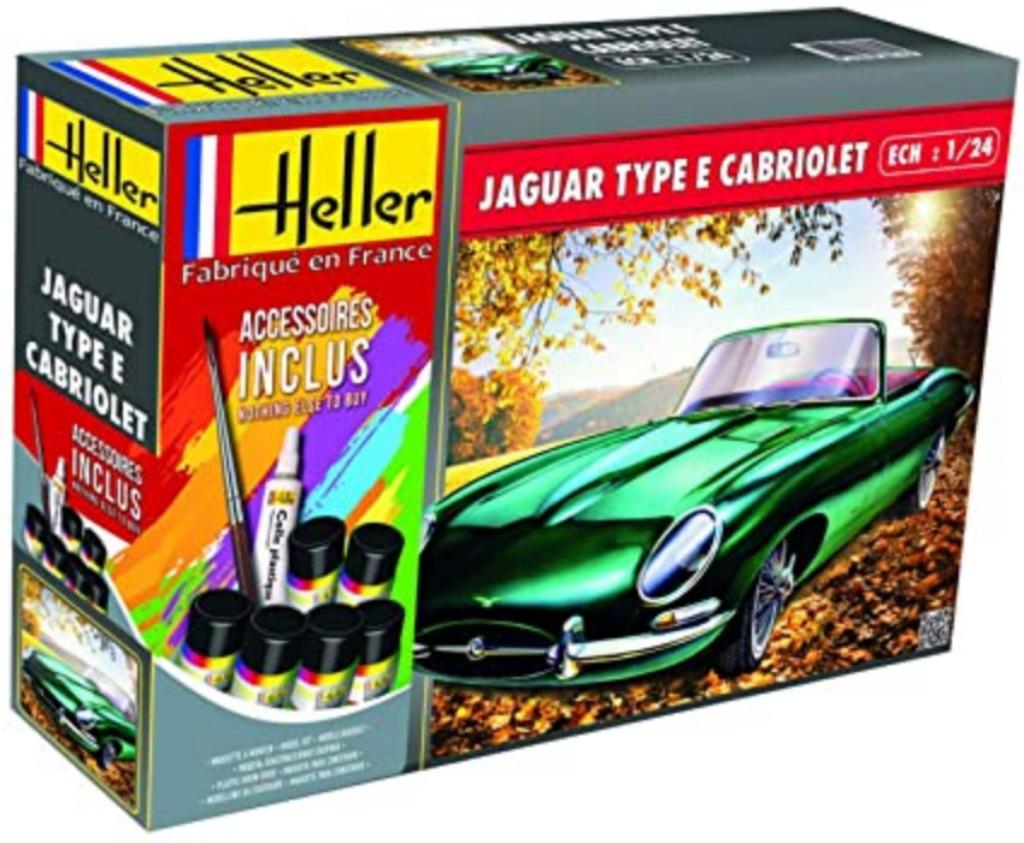 HELLER 56719 starter kit jaguar type E cabriolet éch. 1/24, Hobby & Loisirs créatifs, Modélisme | Voitures & Véhicules, Neuf, Enlèvement ou Envoi