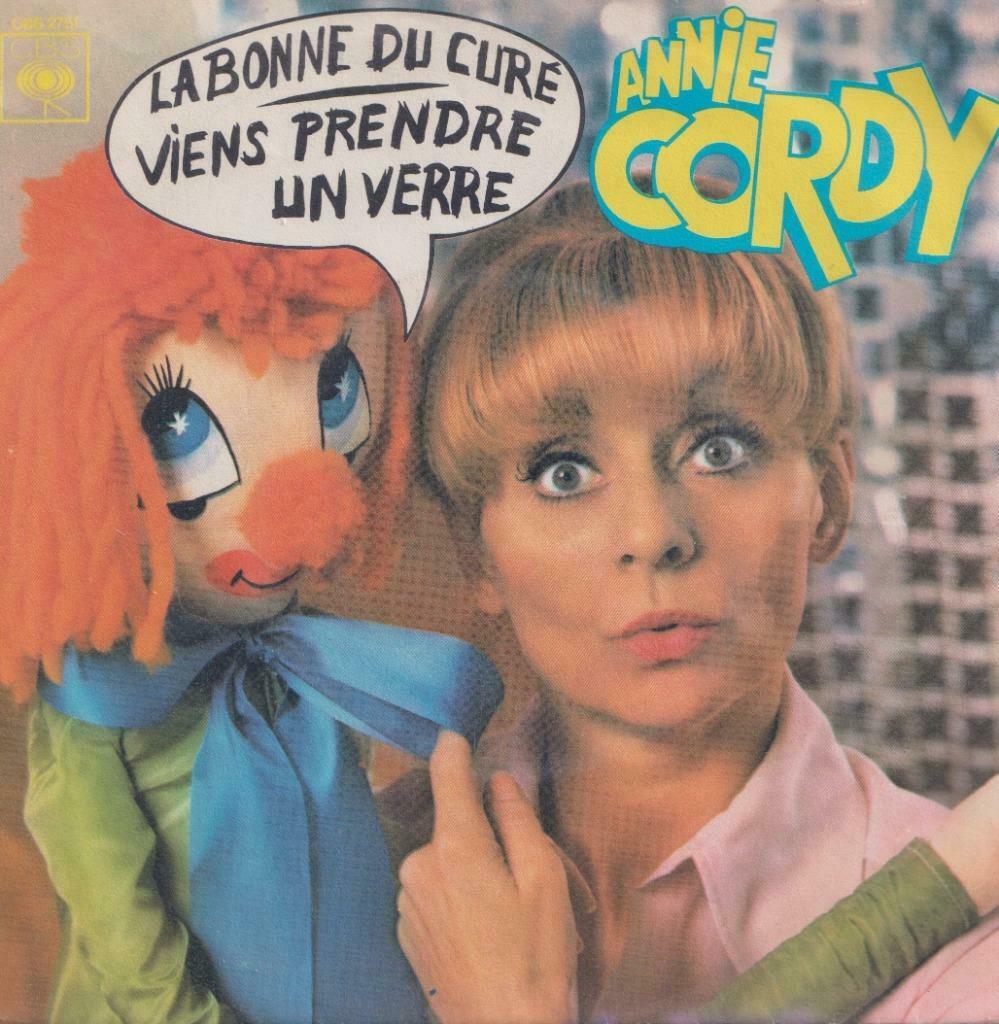Annie Cordy – La bonne du curé / Viens prendre un verre, Enlèvement ou Envoi, Single, Utilisé, Pop