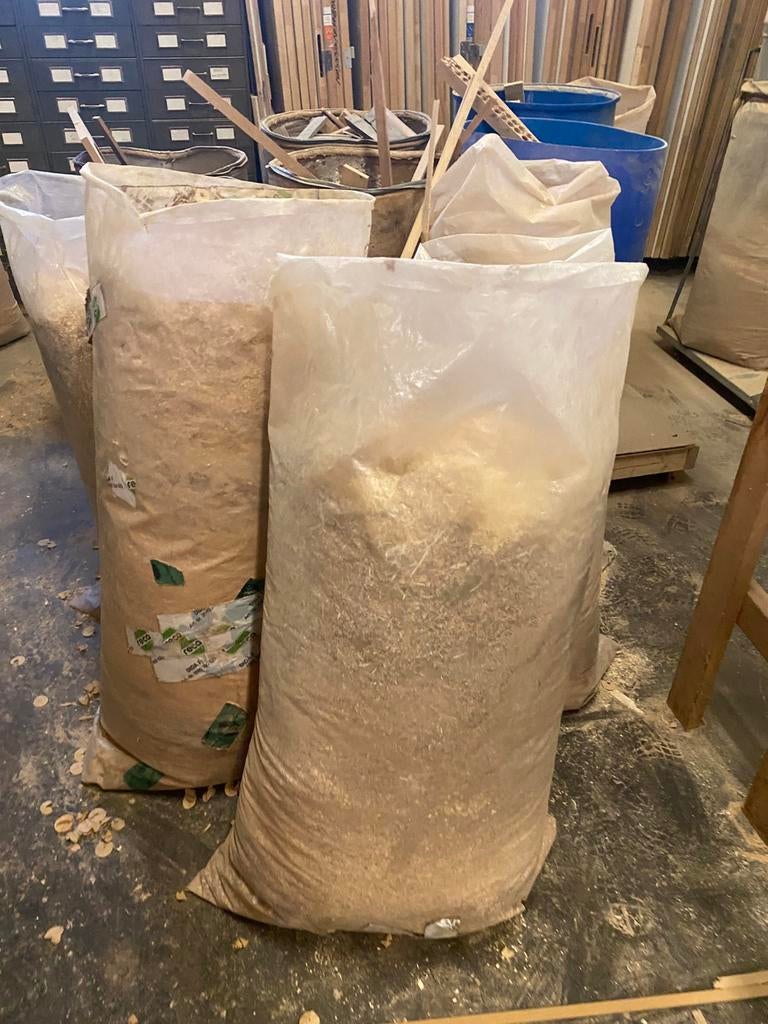 sac de copeaux pour toilette seche ou litiere, Enlèvement
