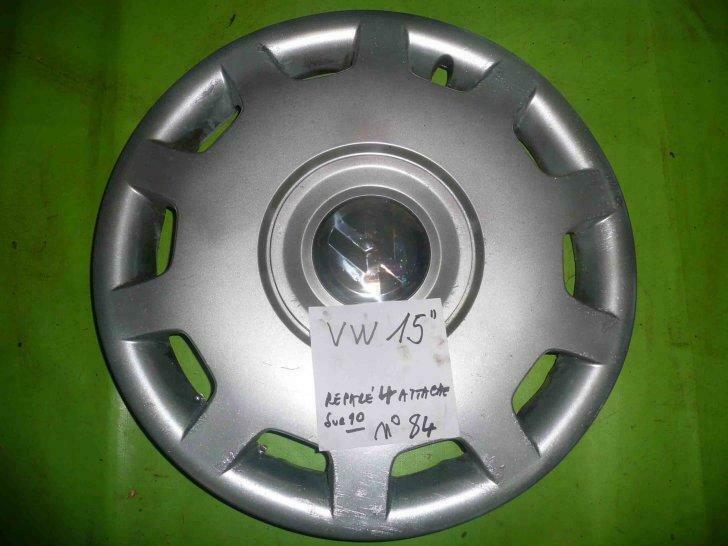 enjoliveur VW 15''(n°84)-1pc, Autos : Pièces & Accessoires, Autres pièces automobiles, Audi, Volkswagen, Skoda, Utilisé, Enlèvement ou Envoi