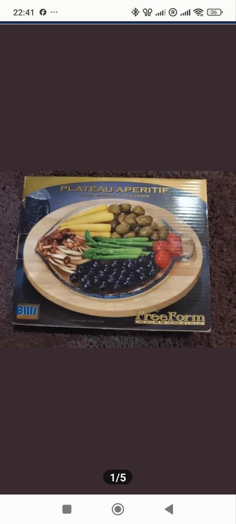 Joli bol à apéritifs
2 pièces

Nouveau dans son emballage, Enlèvement