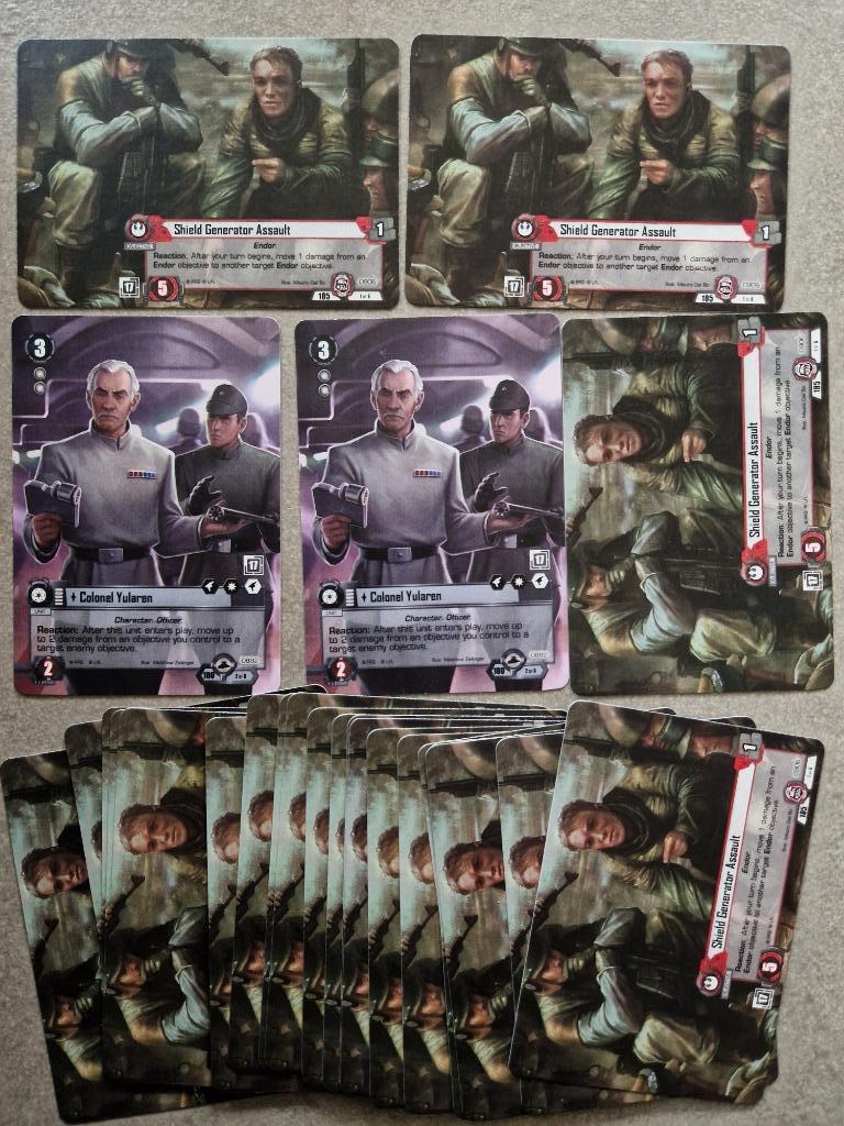 Star Wars Lcg The Card Game Colonel Yularen Shield generator, Hobby en Vrije tijd, Ophalen of Verzenden, Zo goed als nieuw, FFG