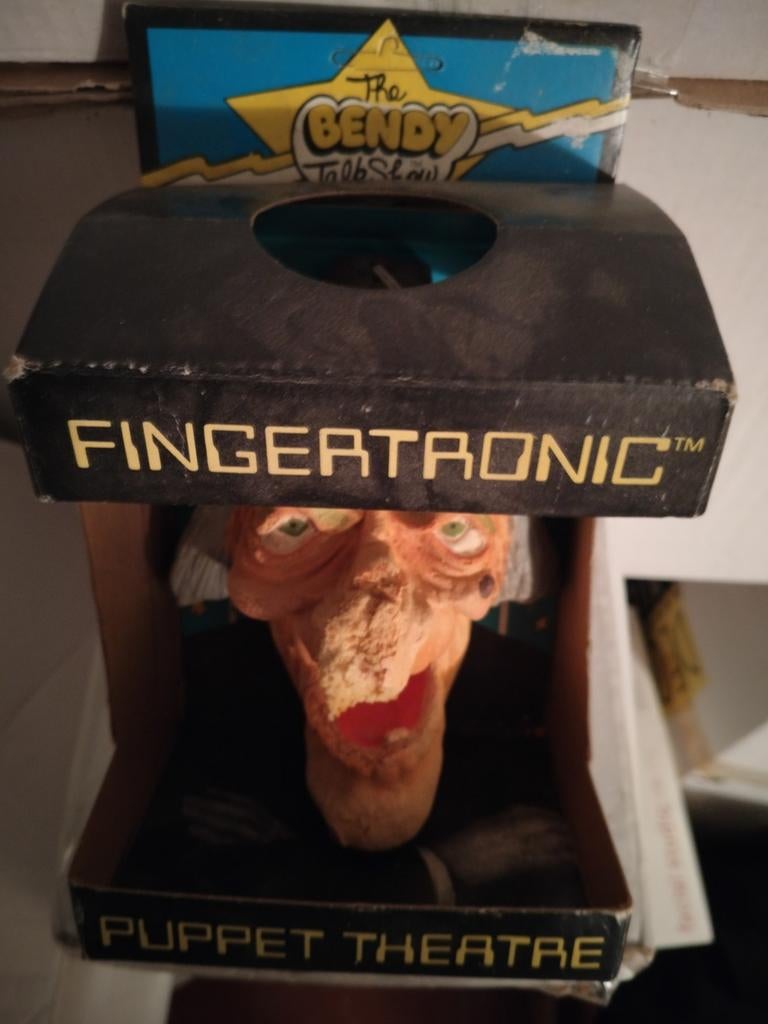 Jouet vintage de théâtre de marionnettes Fingertronic, Enlèvement ou Envoi, Poupée
