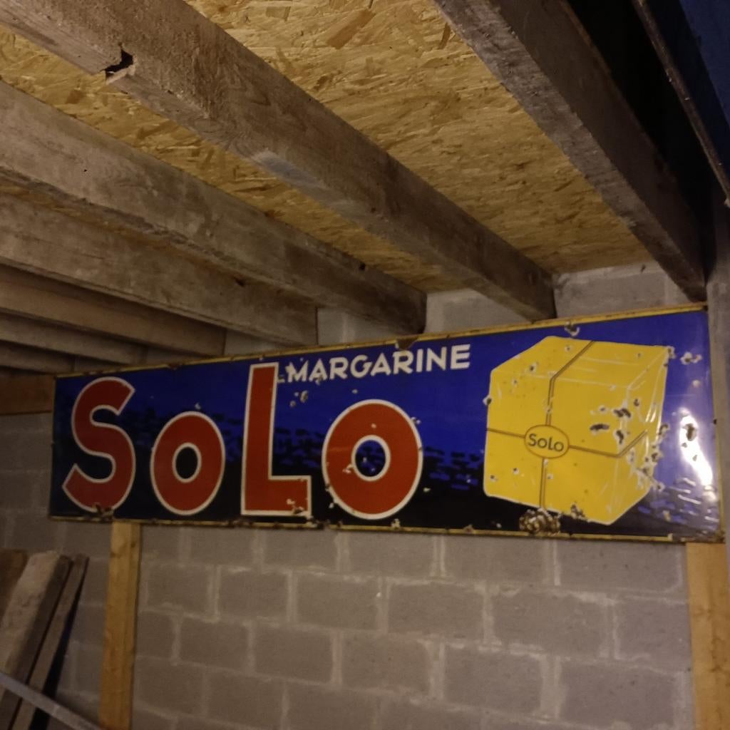 Emaille reclamebord, Verzamelen, Merken en Reclamevoorwerpen, Ophalen, Reclamebord