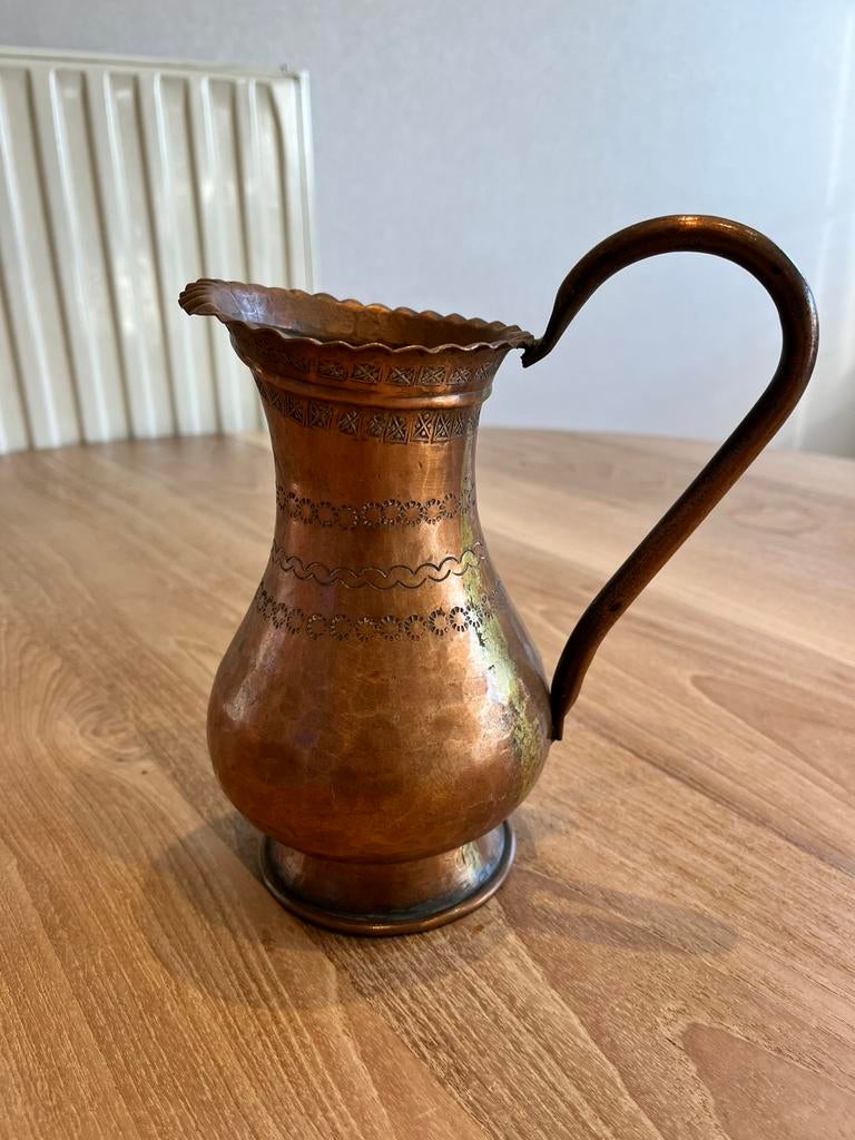 Koperen kan., Antiek en Kunst, Ophalen of Verzenden