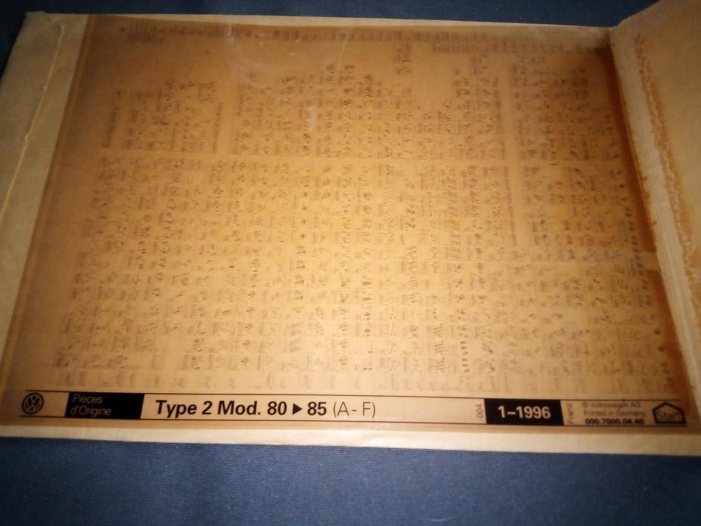 microfiche VW Audi, Enlèvement ou Envoi, Utilisé, Autres types