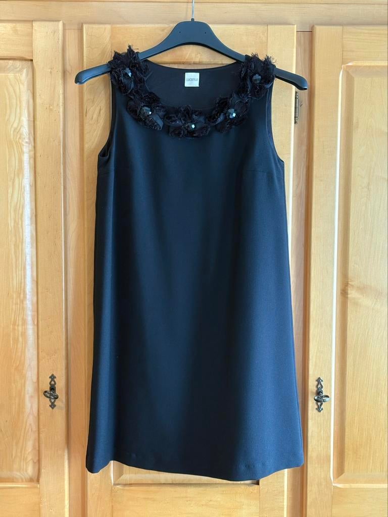 Zwart kleedje van Luckylu (40)., Kleding | Dames, Zwart, Zo goed als nieuw, Boven de knie, Luckylu