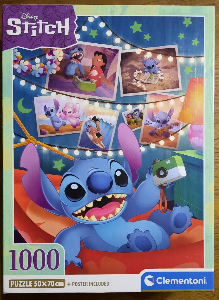 Stitch puzzel 1000stuks, Ophalen, 500 t/m 1500 stukjes, Zo goed als nieuw, Legpuzzel