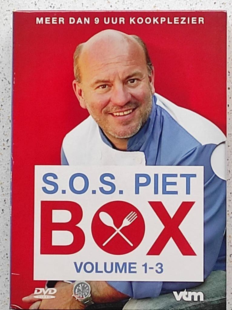 S.O.S. PIET BOX volume 1-3 > eerste uitgave ooit met 3 DVD's, Ophalen of Verzenden, Nieuw, Piet Huysentruyt