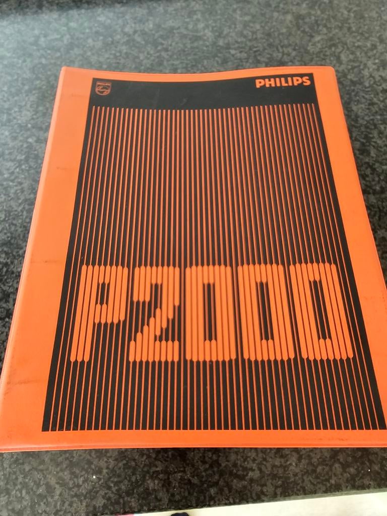 Philips P2000 handboek ( map ), Computers en Software, Ophalen of Verzenden