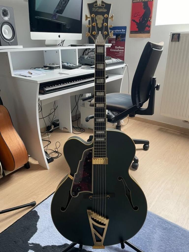 Guitare D'Angelico Deluxe EXL-1-LH GAUCHER, Musique & Instruments, Enlèvement, Comme neuf, Hollow body, Autres marques